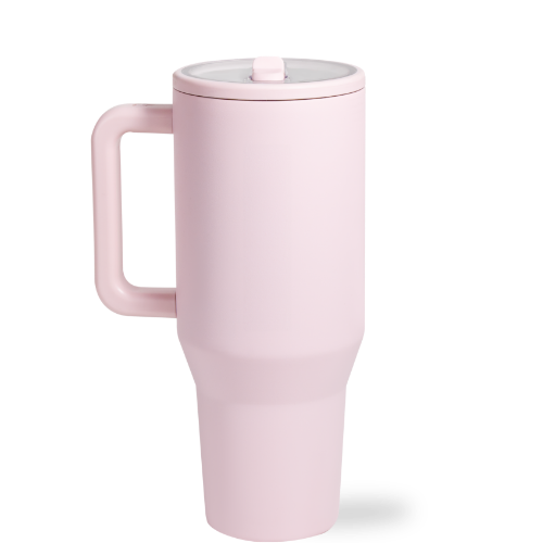 HydroJug: PINK SAND HydroJug 32 oz Traveler Tumbler