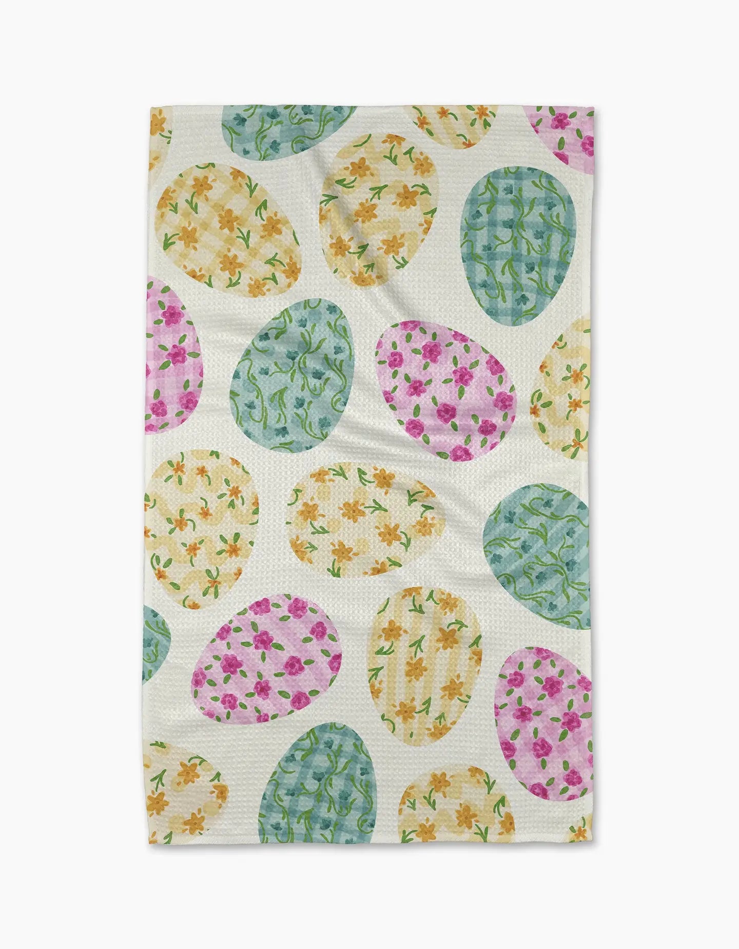 Colorful Easter Eggs Tea Towel