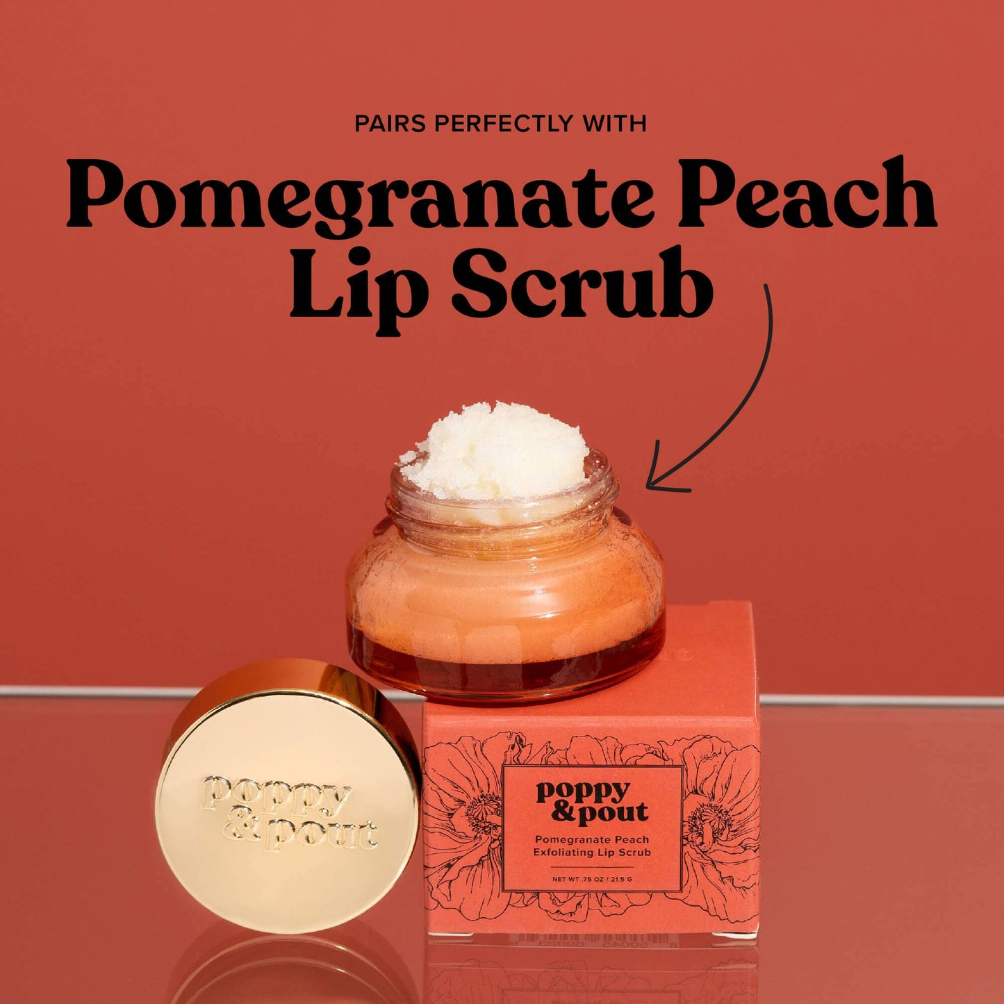 Lip Balm: Pomegranate Peach