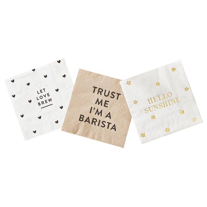 Cocktail Napkin - Trust Me I'm a Barista