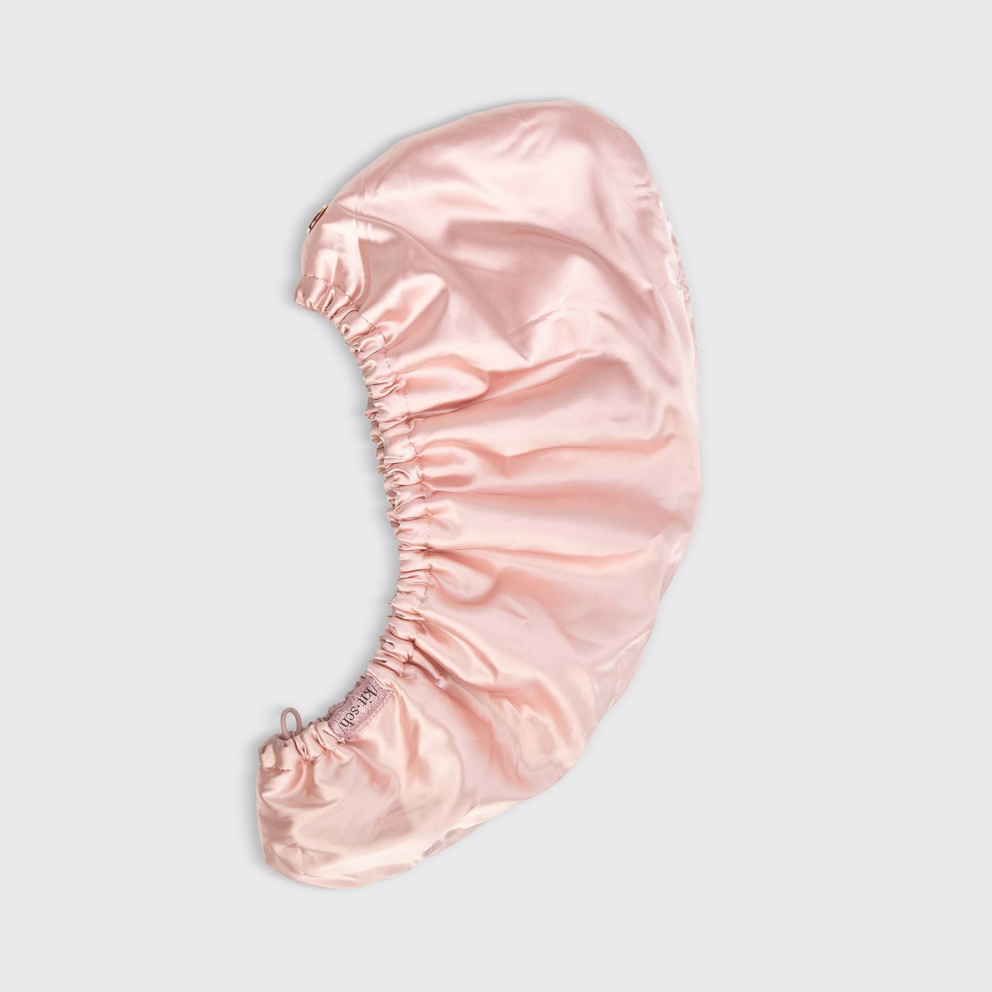 Satin-Wrapped Hair Towel - BLUSH