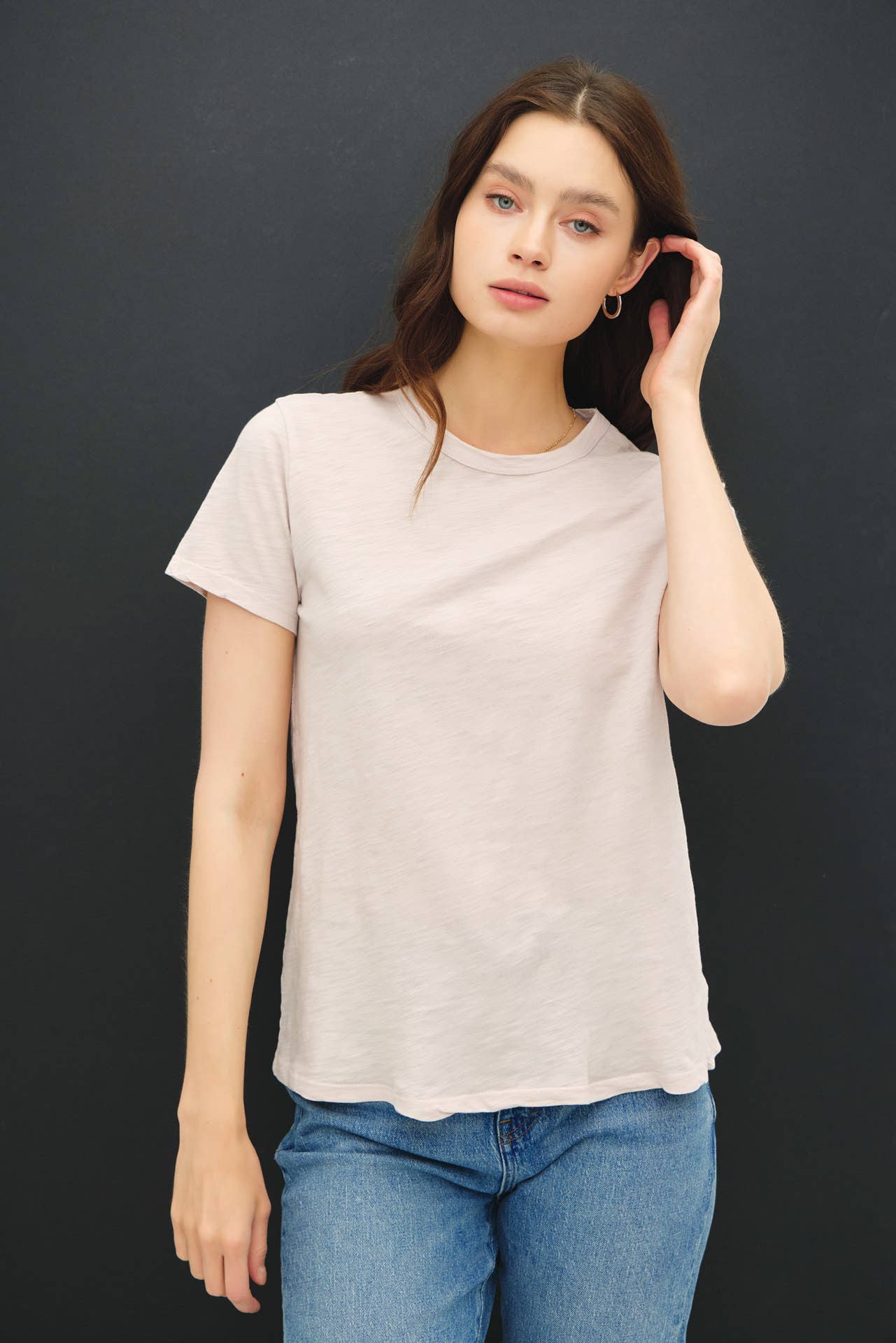 Garment Dyes Slub Tee: SEAFOAM