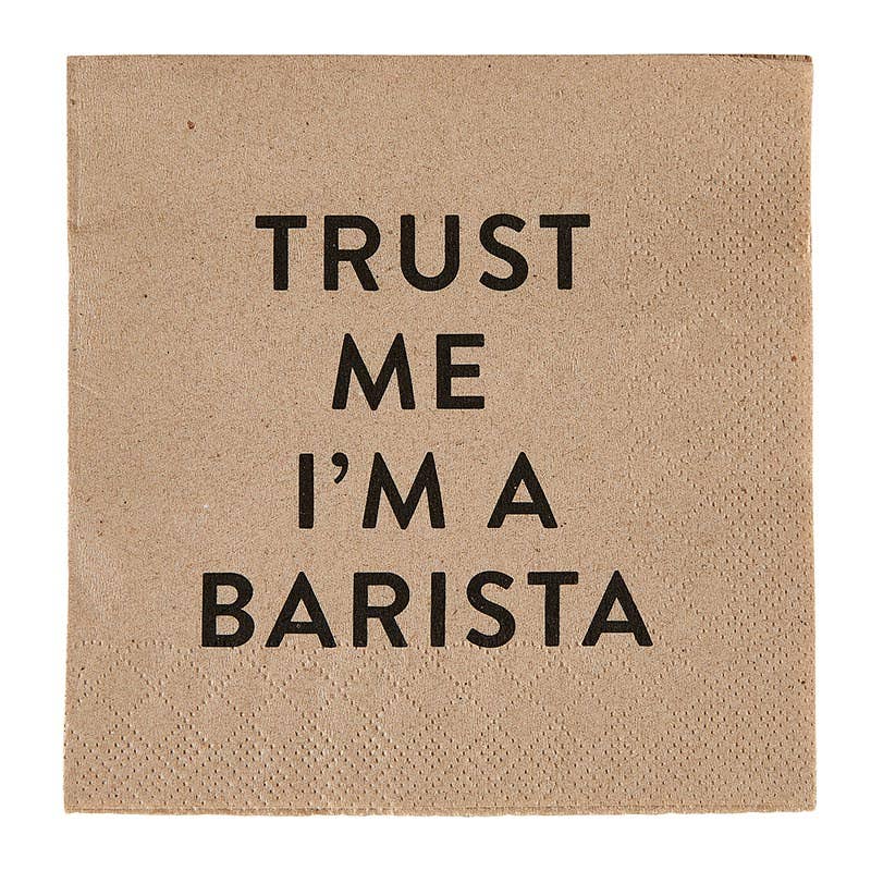 Cocktail Napkin - Trust Me I'm a Barista