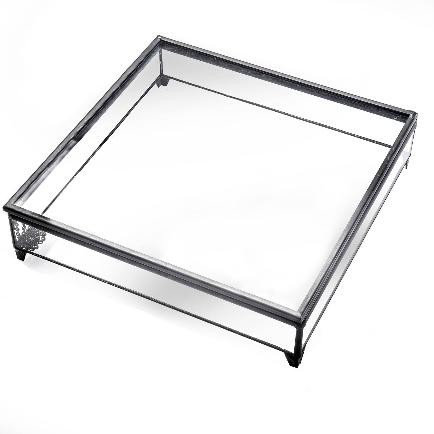 Decorative Keepsake Box: Clear Glass