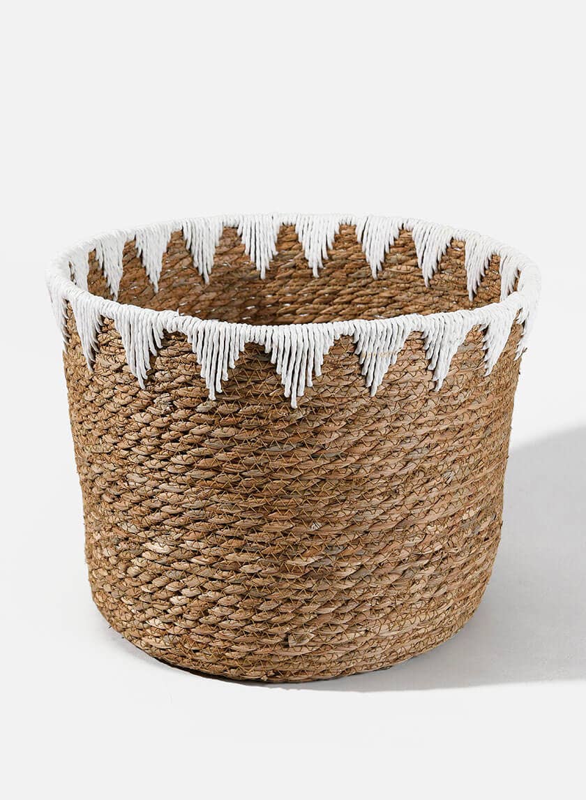 Jamali Garden - Timbuktu Cattails Basket (Close-out Sale): Small