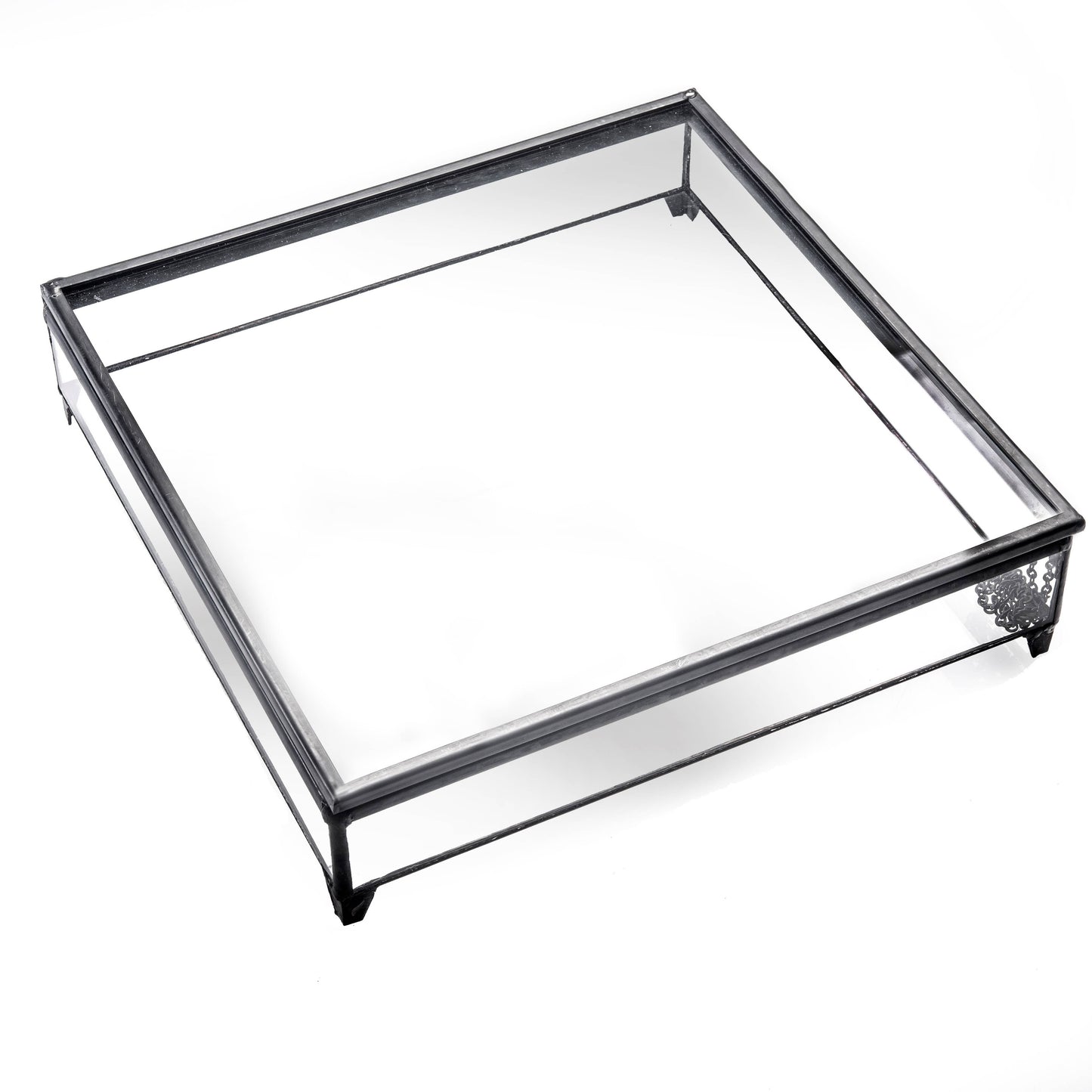 Decorative Keepsake Box: Clear Glass
