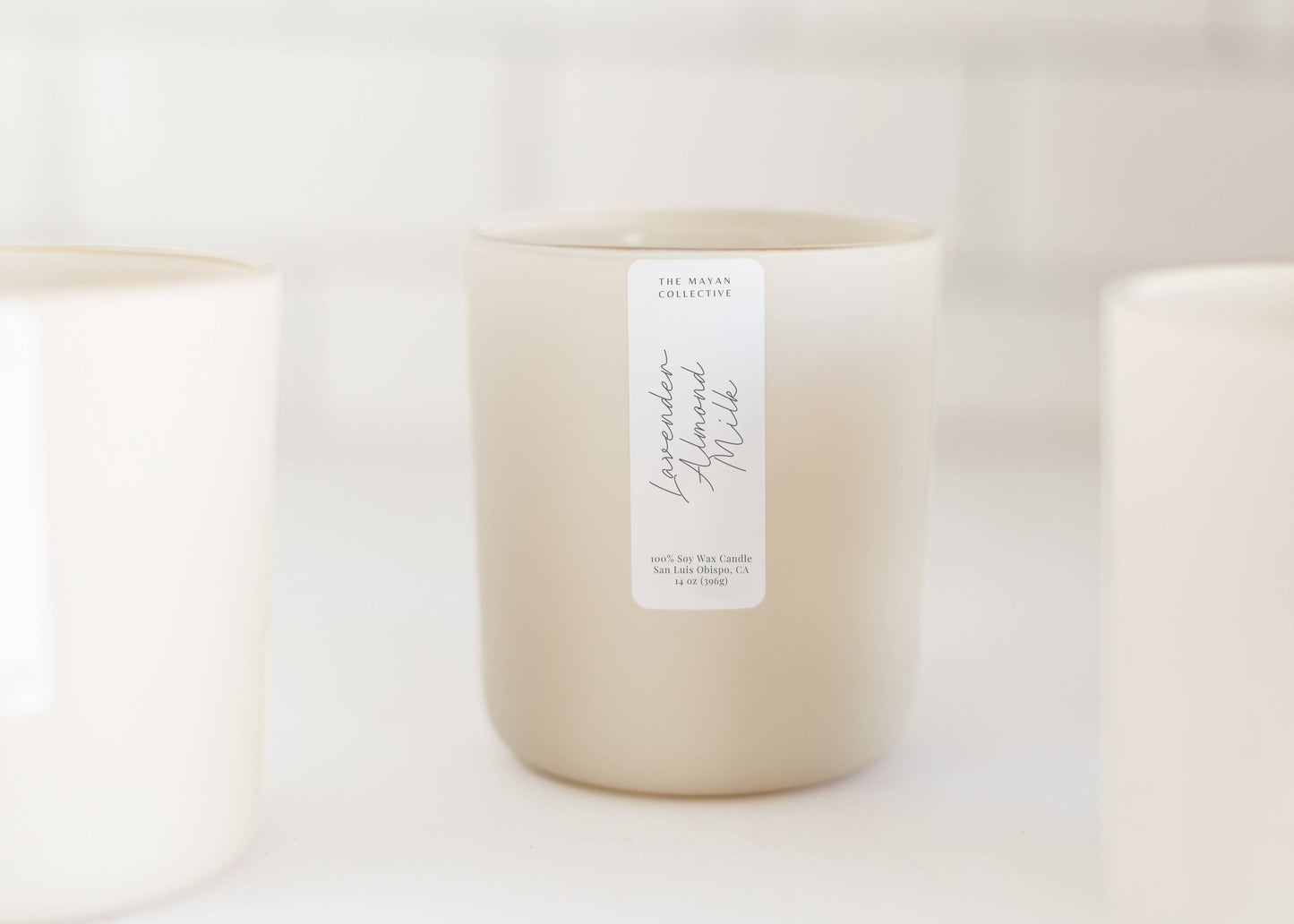Lavender Almond Milk Soy Wax Candle