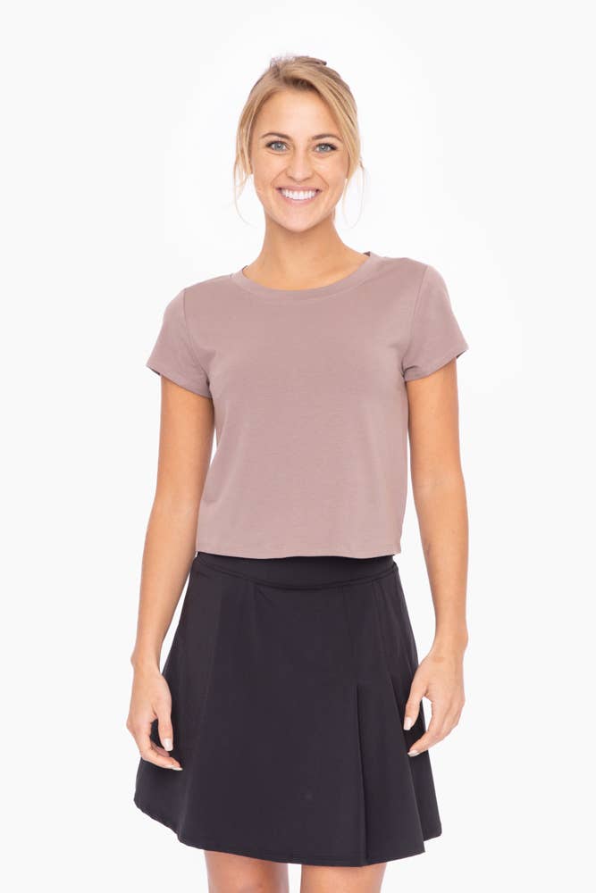 Essential Short Sleeve Tee: HEATHER GREY