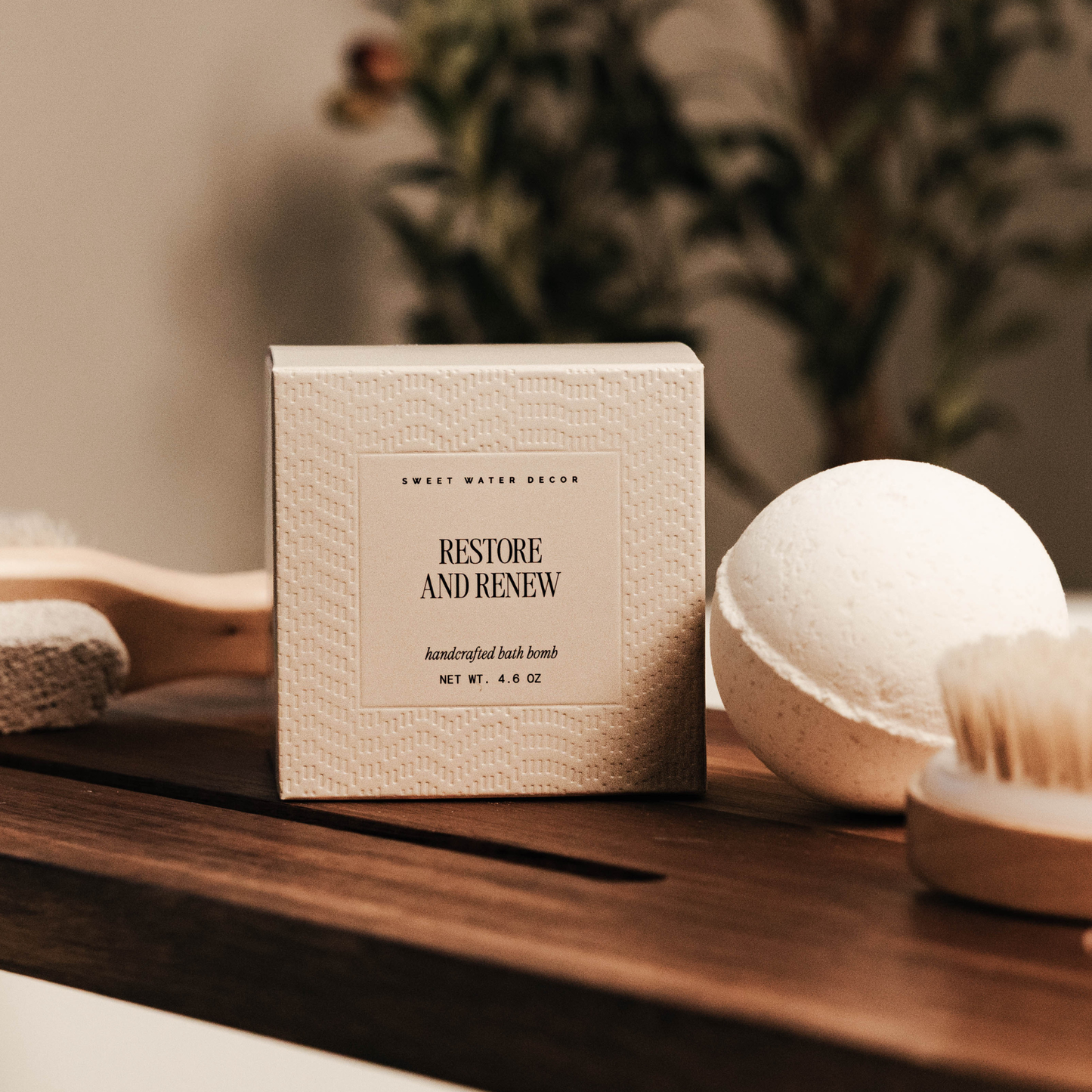 Bath Bomb: Restore and Renew 4.6 oz Bath Bomb