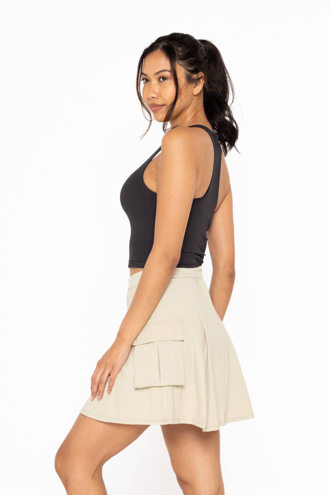 Venice Racerback Active Top: BERRY