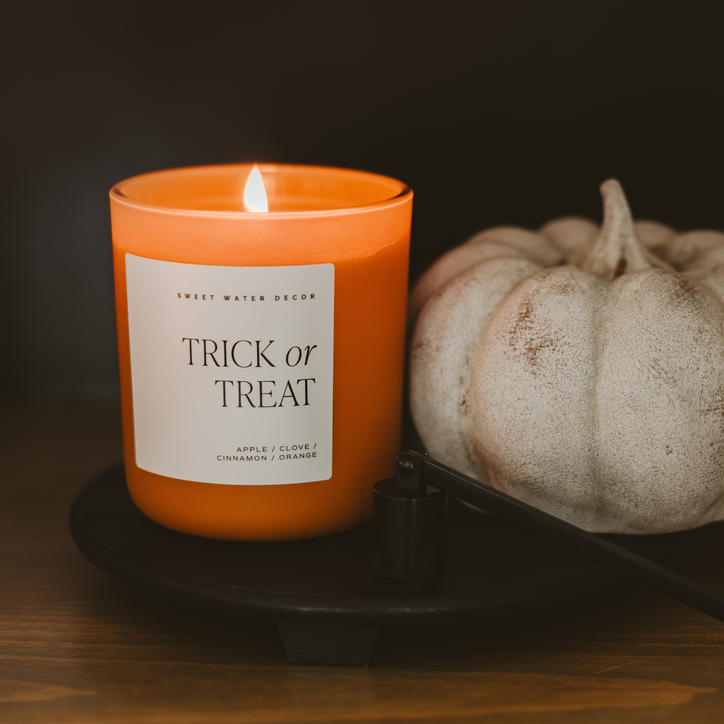 Candle: Trick or Treat 15 oz Soy Candle, Matte Jar