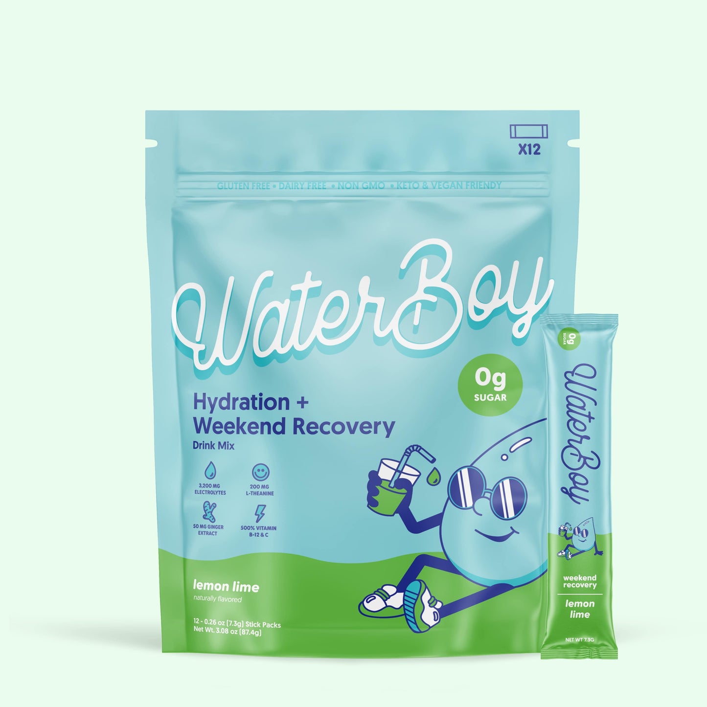 Hydration + Weekend Recovery: Blue Raspberry / 12 pk