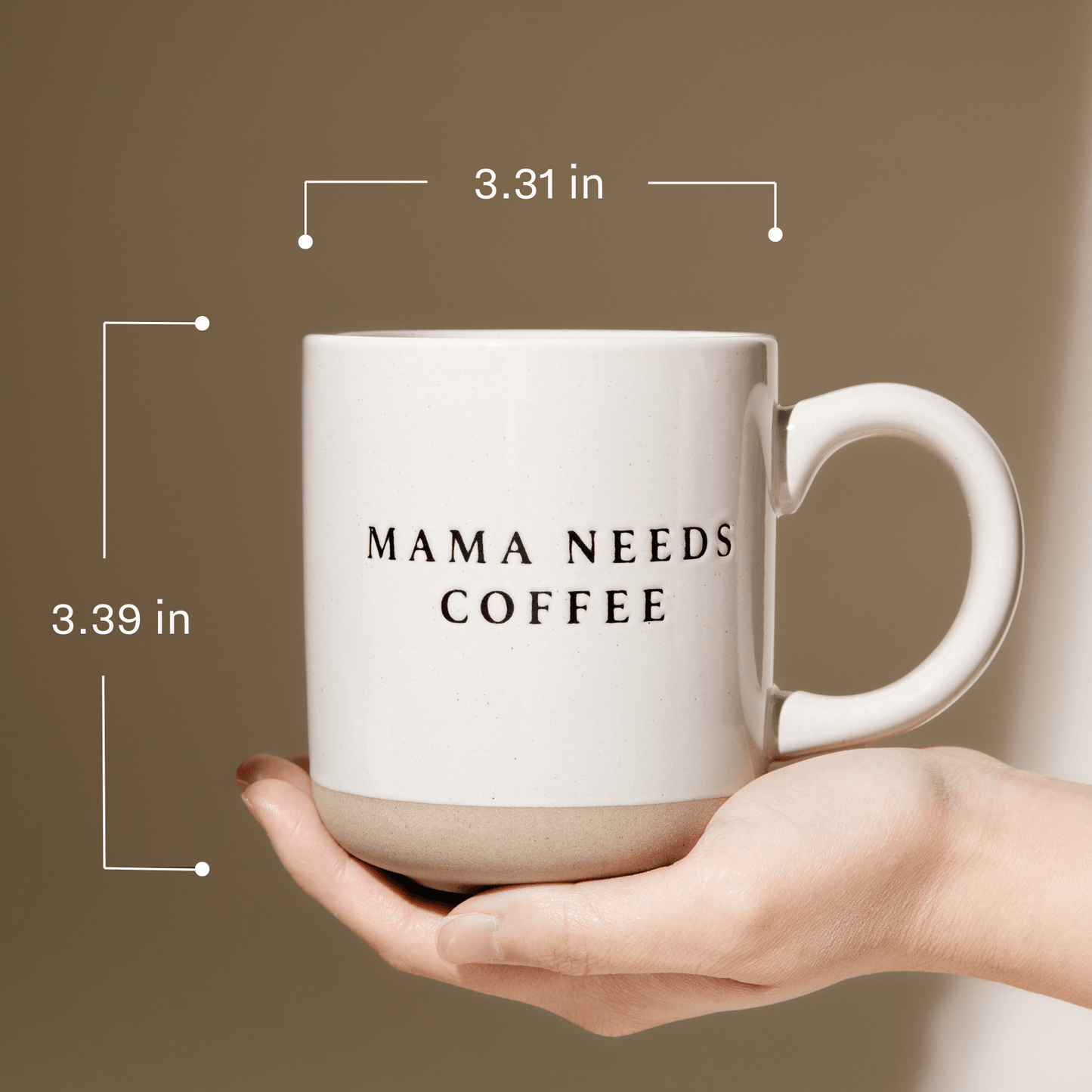 Mug: Cross Stoneware Coffee Mug