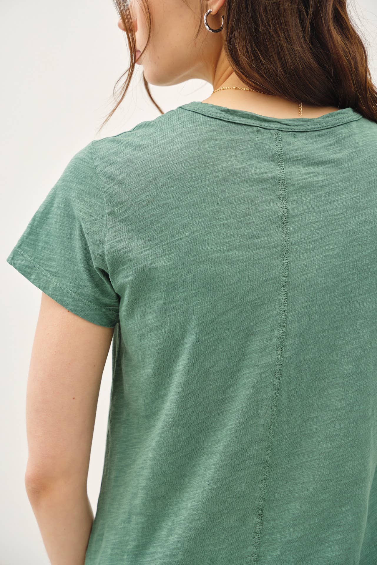 Garment Dyes Slub Tee: SEAFOAM