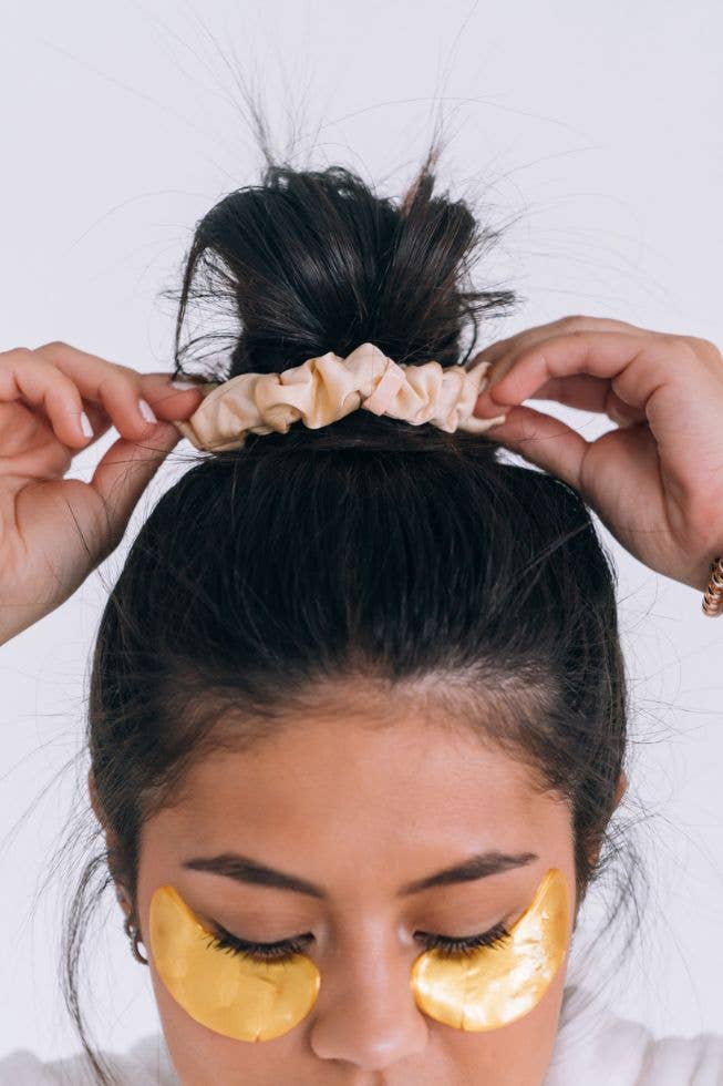 Silk Hair Scrunchie | Large | FOR THE LOVE OF NUDE