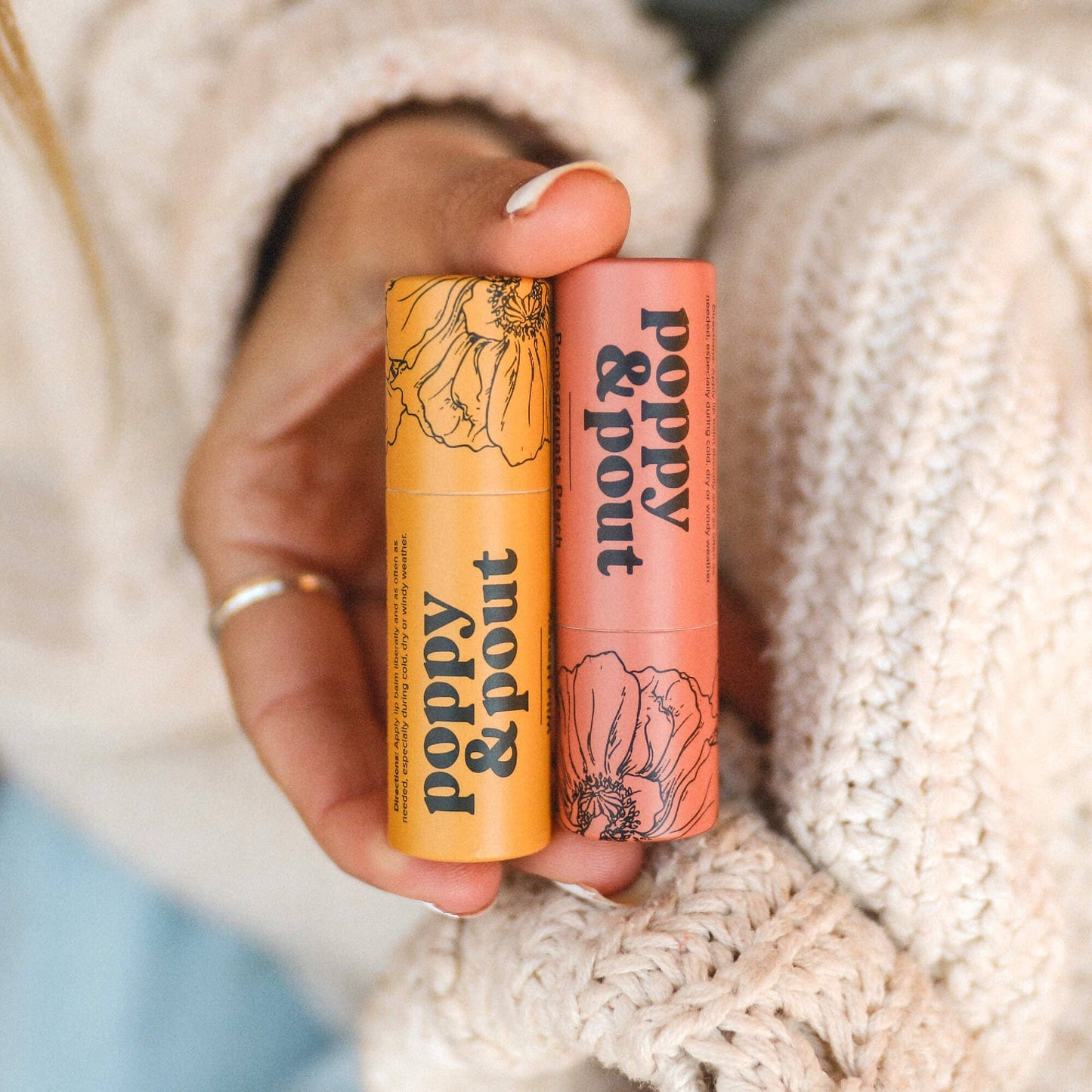 Lip Balm: Pomegranate Peach