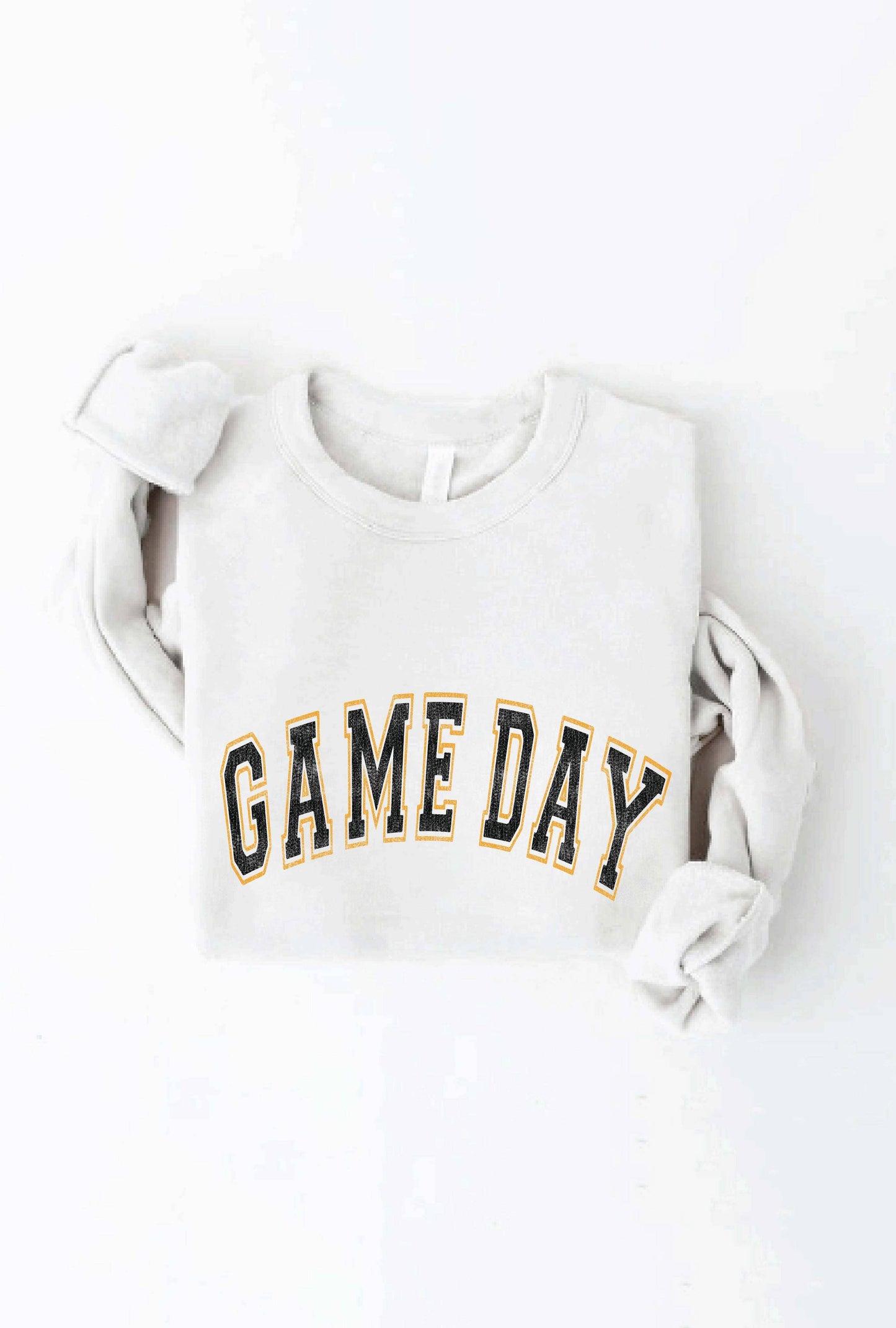 GAME DAY GOLD/BLACK Sweatshirt: VINTAGE WHITE