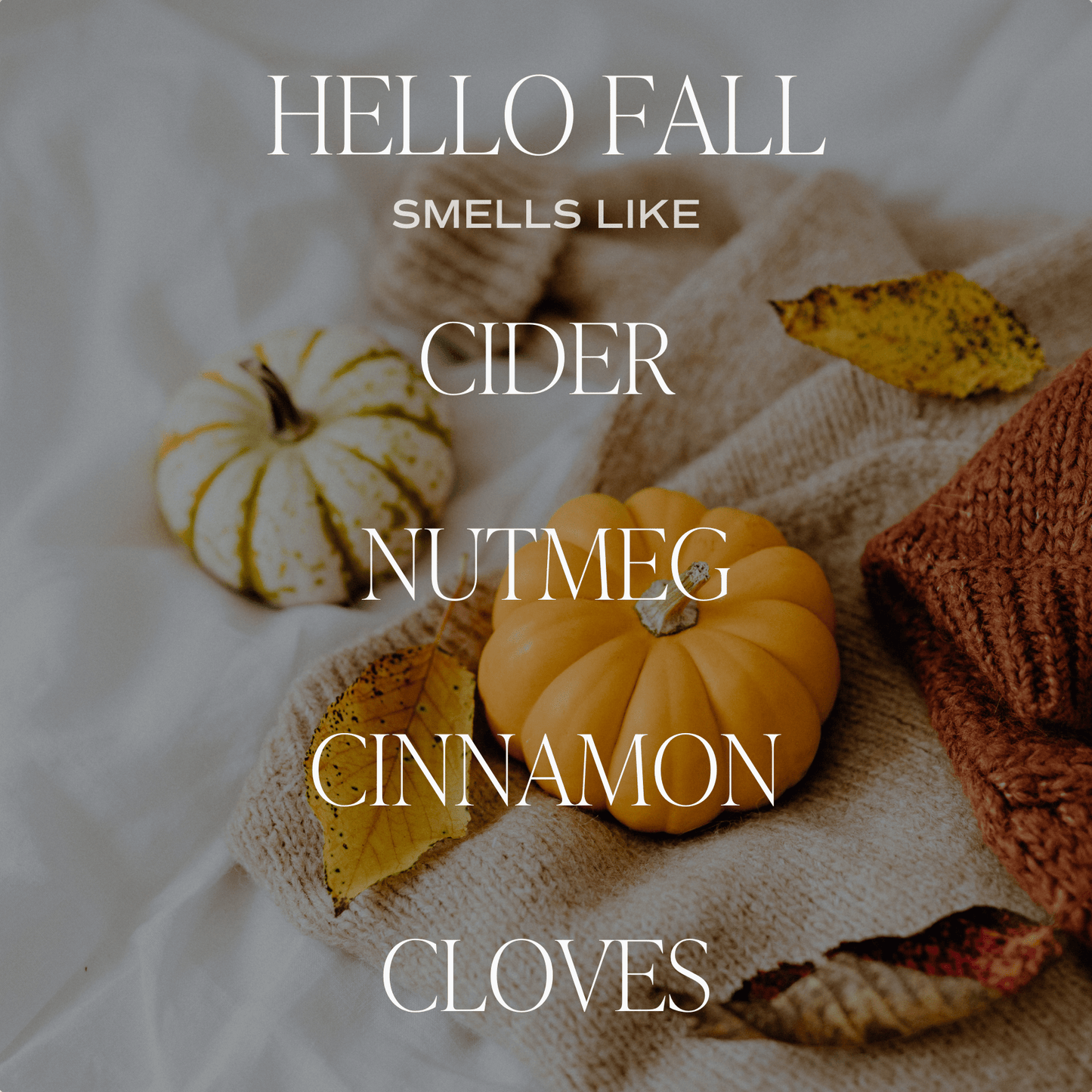 Candle: Hello Fall 15 oz Candle, Matte Jar