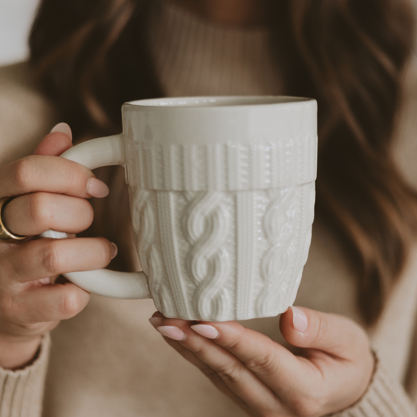 Mug: Cream Sweater Coffee Mug