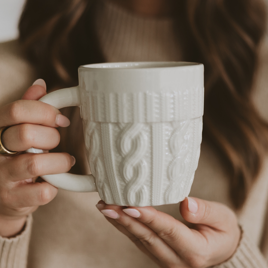 Mug: Cream Sweater Coffee Mug