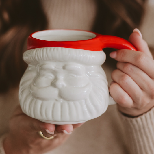 Mug: Red Hat Santa Coffee Mug