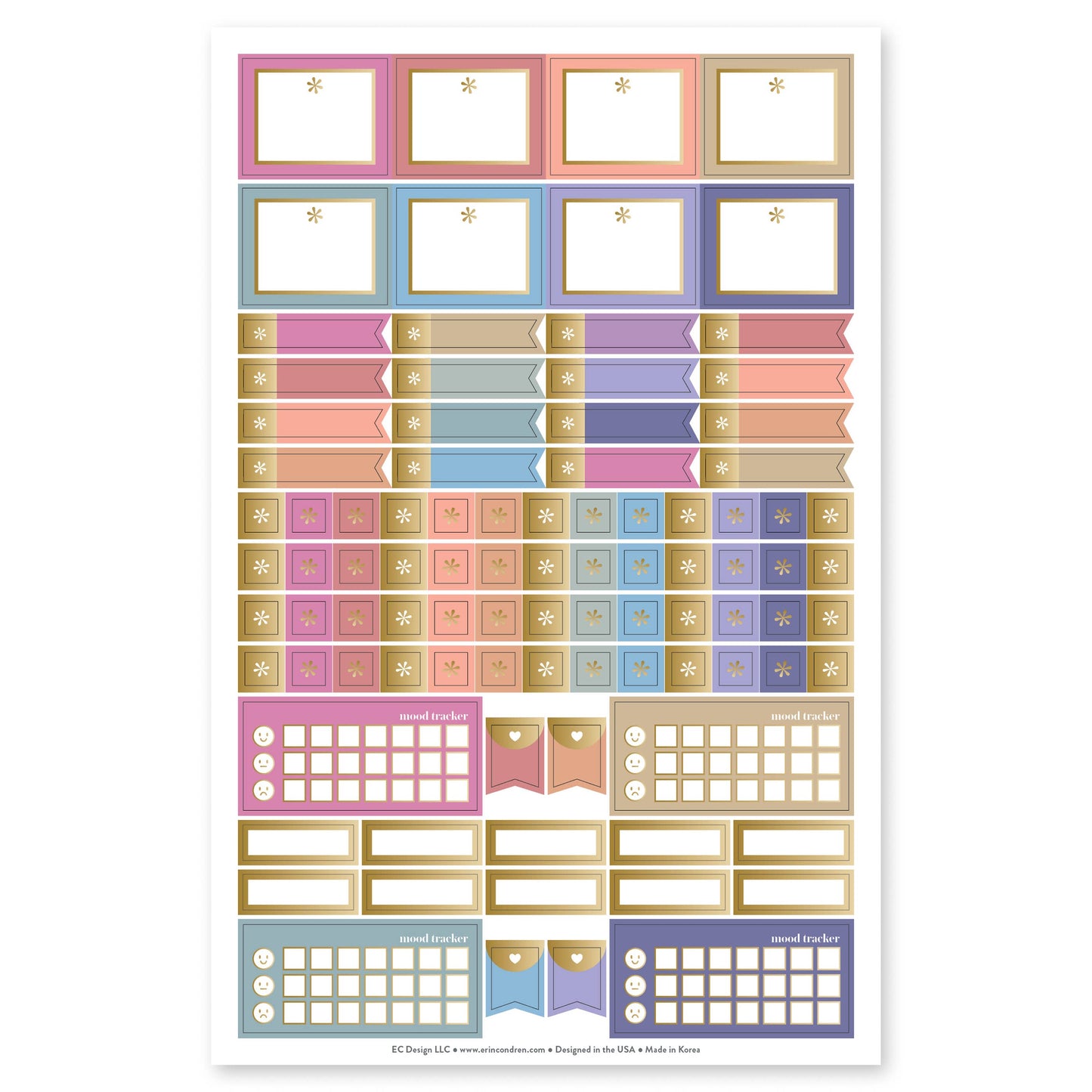 Self Care Journal Petite Planner - Asterisk