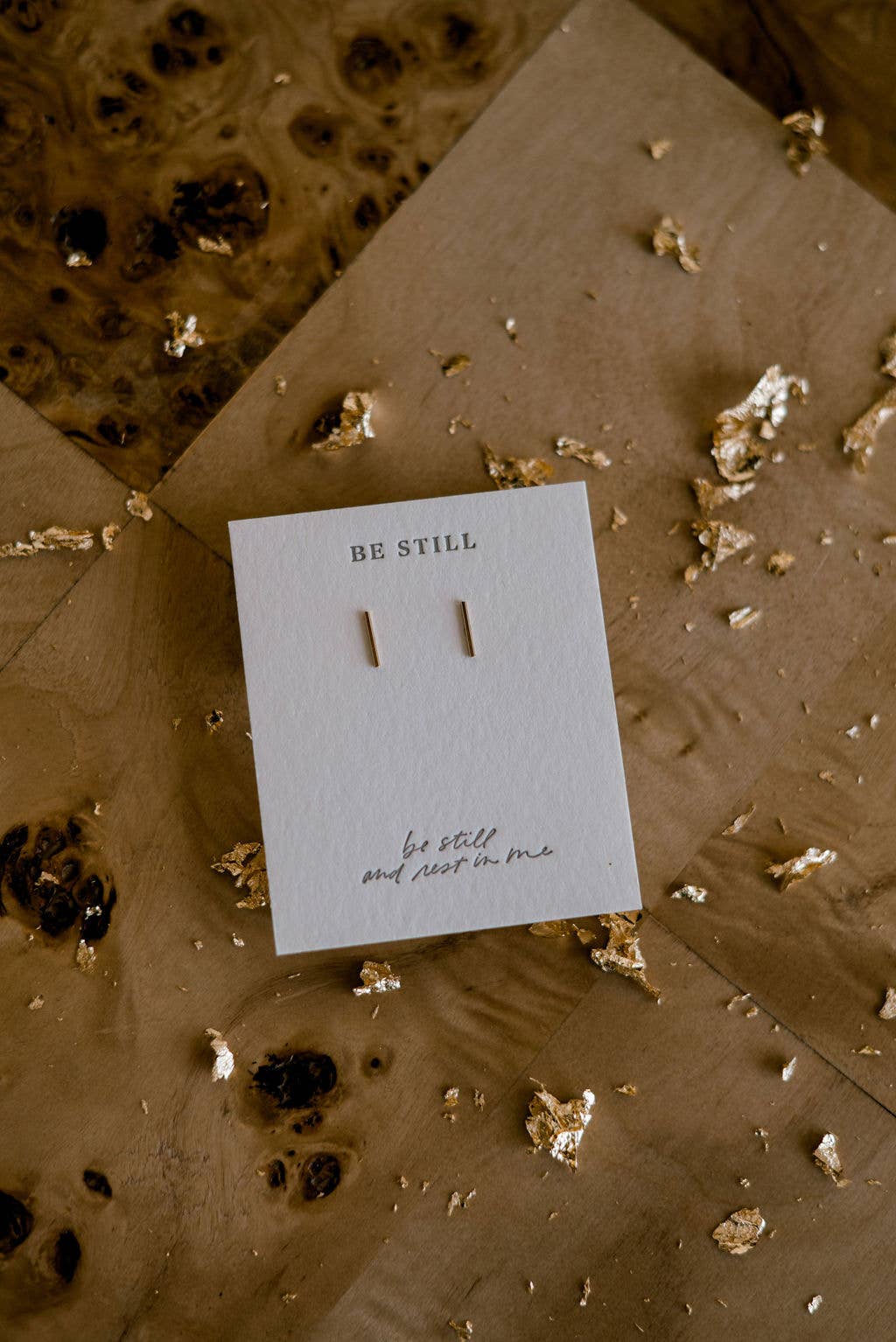 BE STILL Earring Studs
