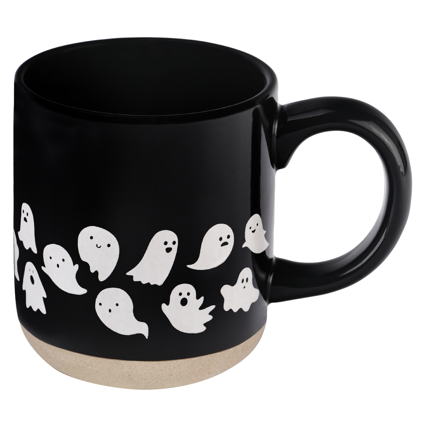 Mug: Ghost Pattern Stoneware Coffee Mug