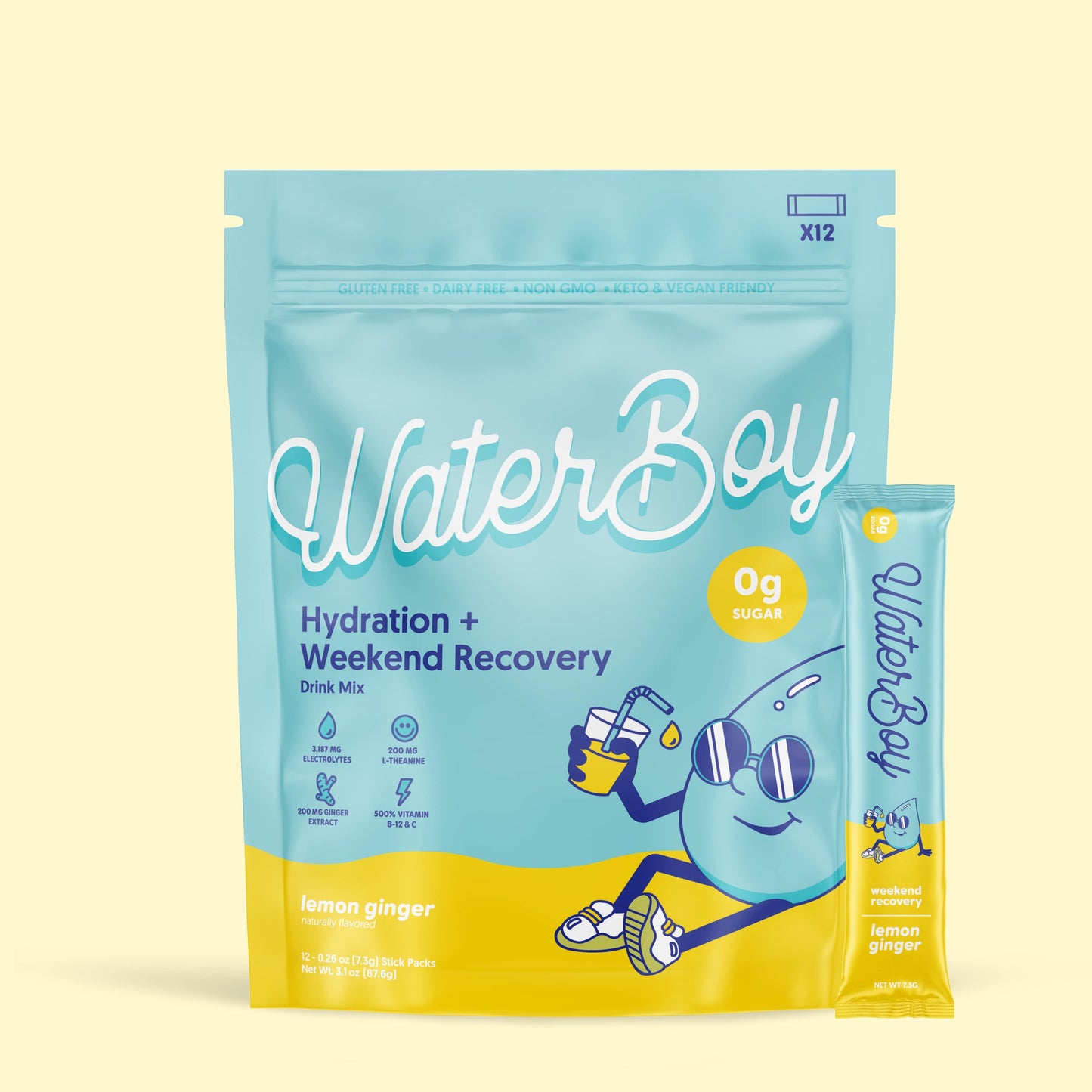 Hydration + Weekend Recovery: Blue Raspberry / 12 pk