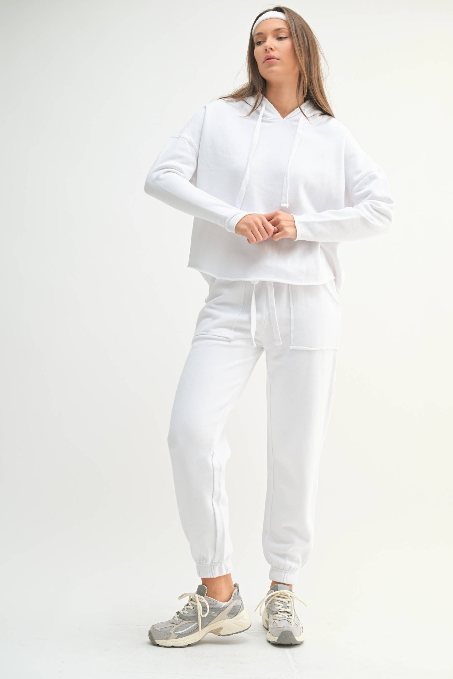 Malibu Everyday Hoodie: WHITE