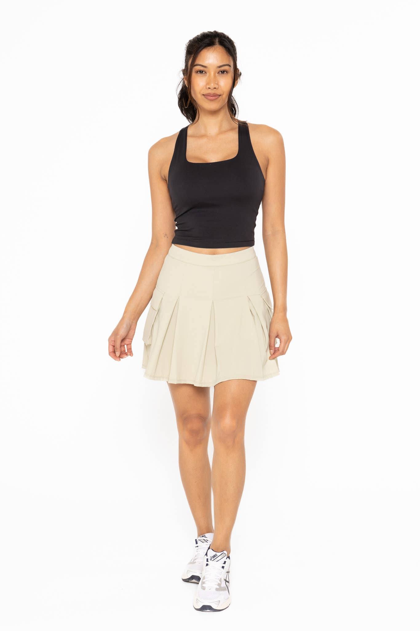 Venice Racerback Active Top: BLACK