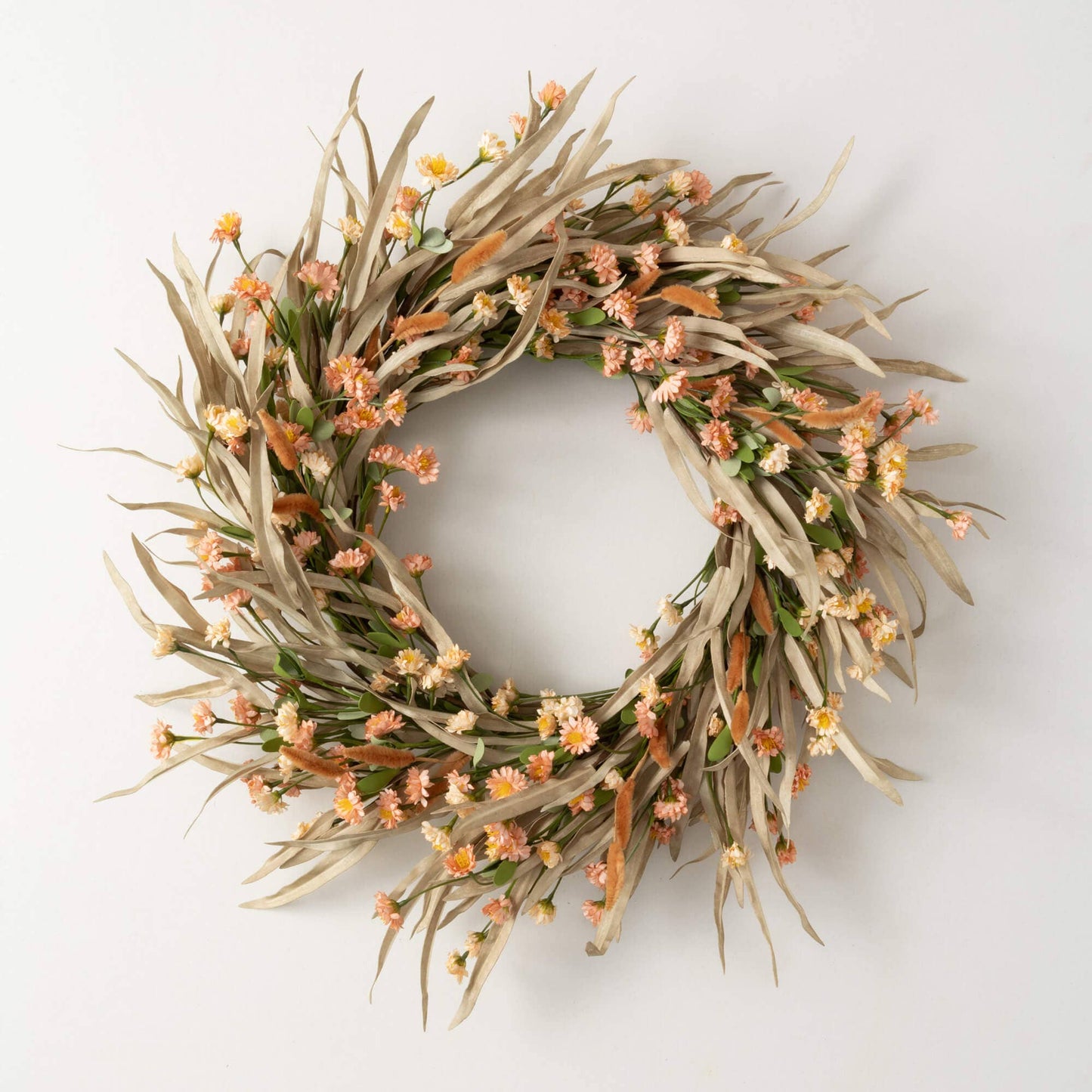 Grass And Bunnytail Wreath