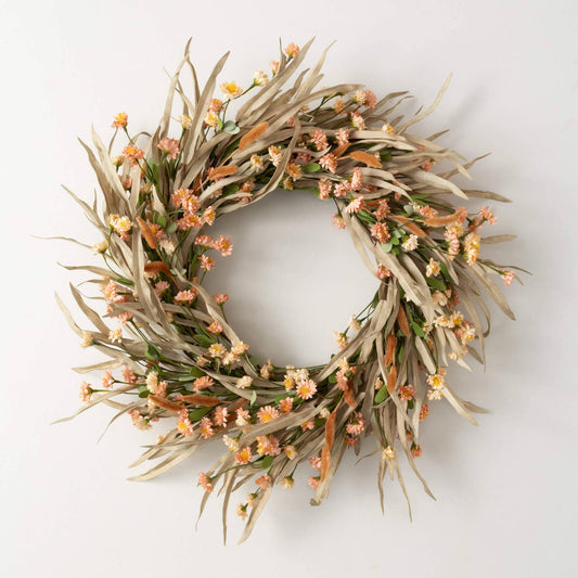 25% OFF: Grass And Bunnytail Wreath