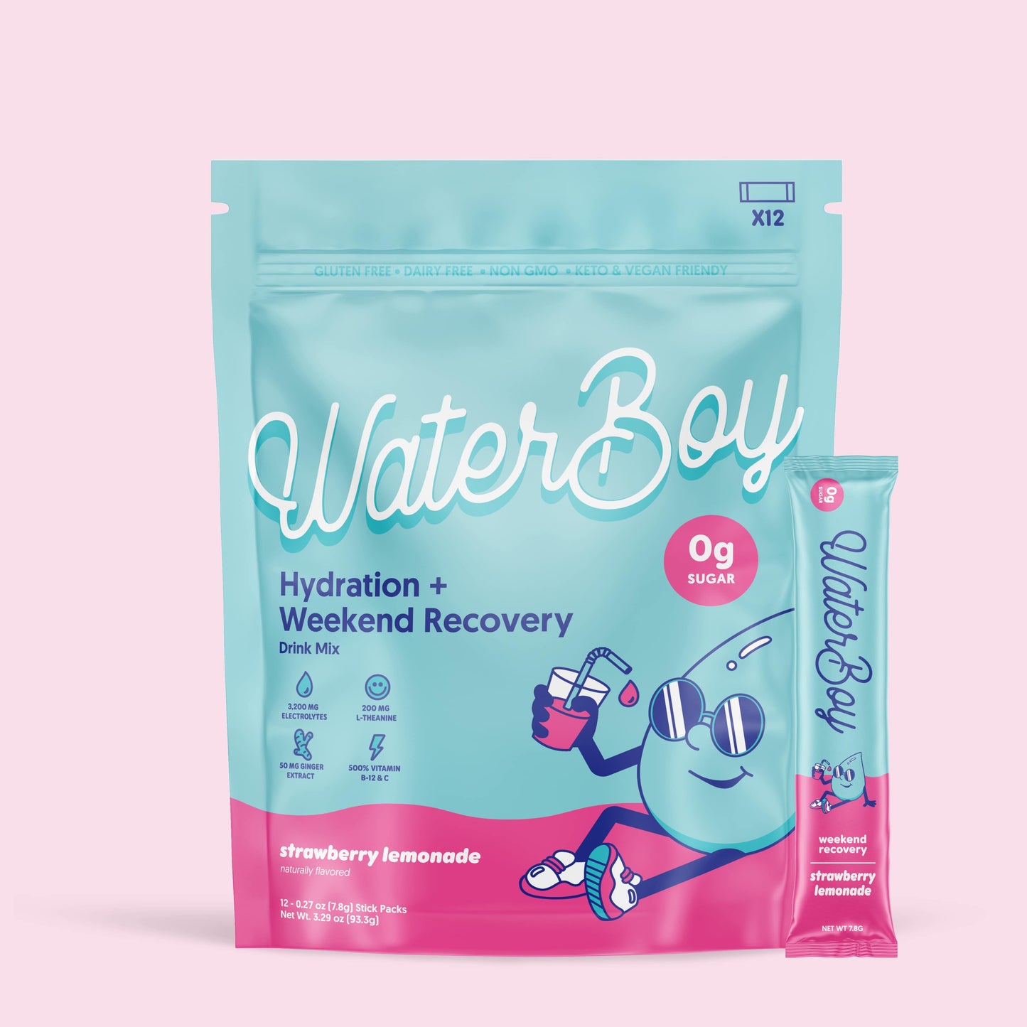 Hydration + Weekend Recovery: Blue Raspberry / 12 pk