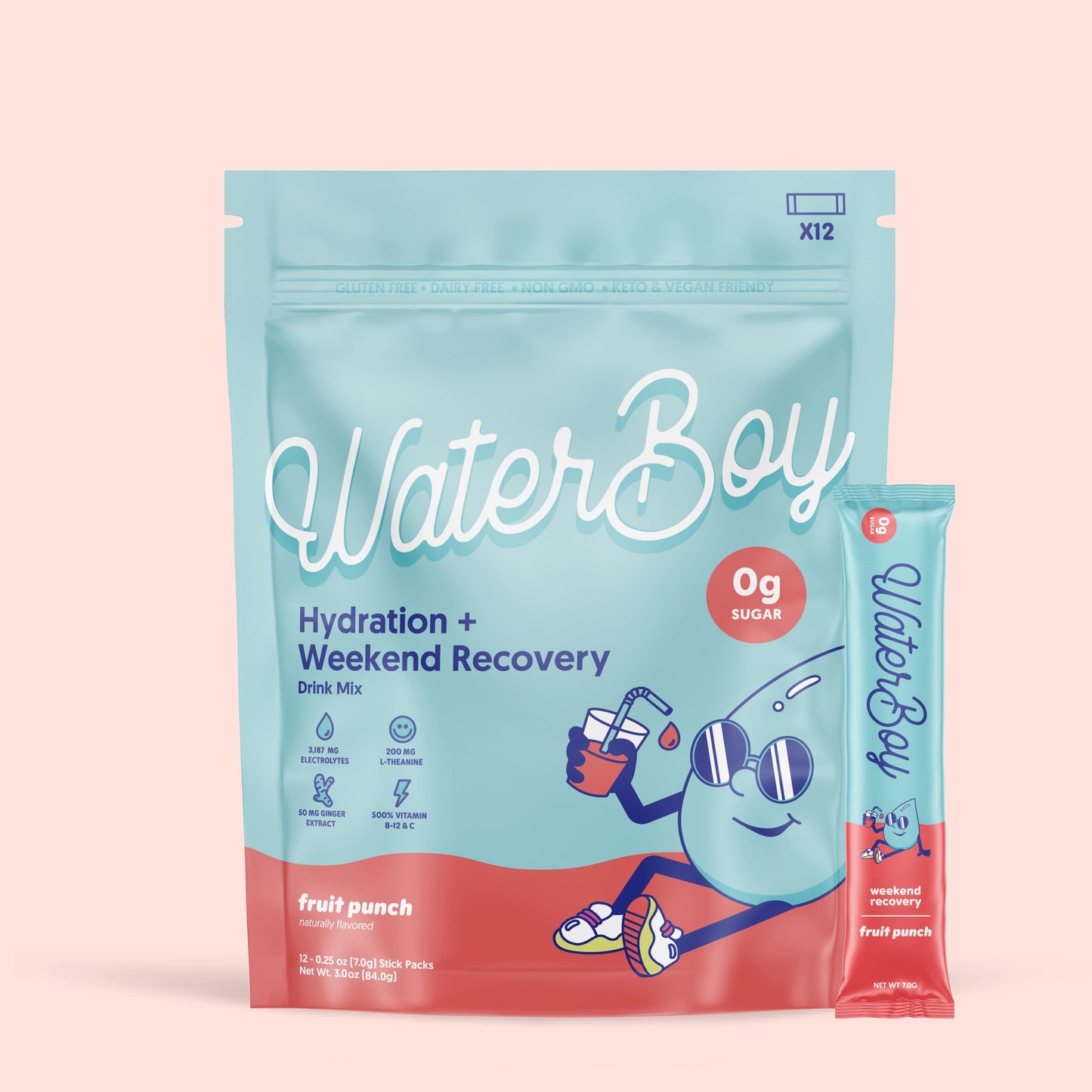 Hydration + Weekend Recovery: Blue Raspberry / 12 pk