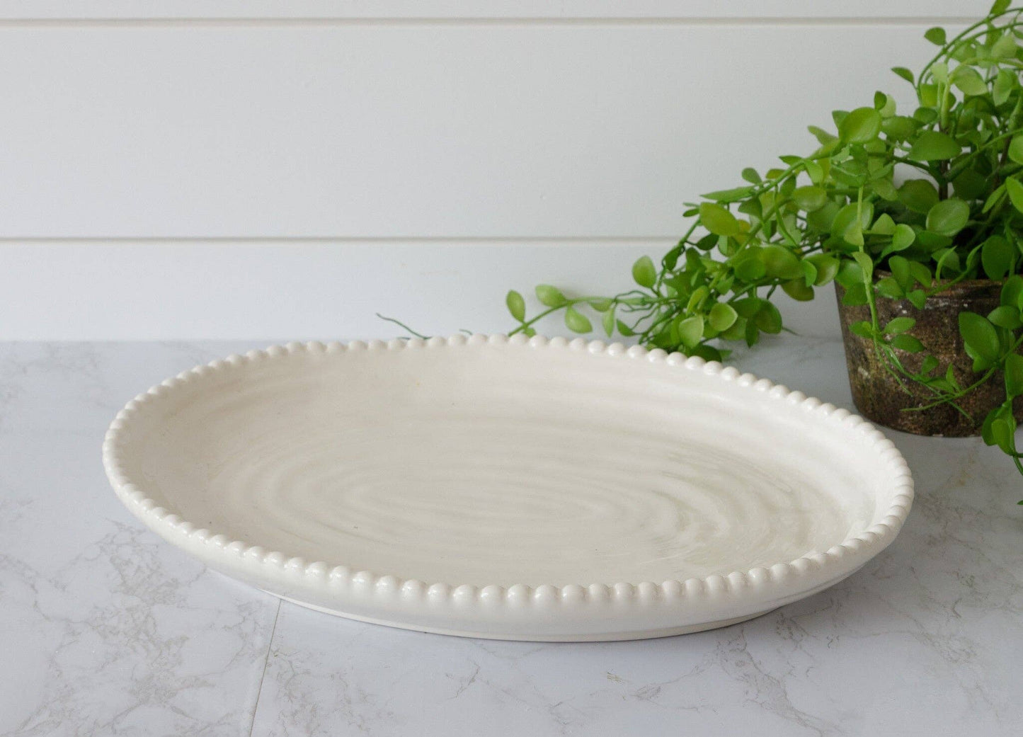 Audrey's - Beaded Edge Platter (Pk/02)