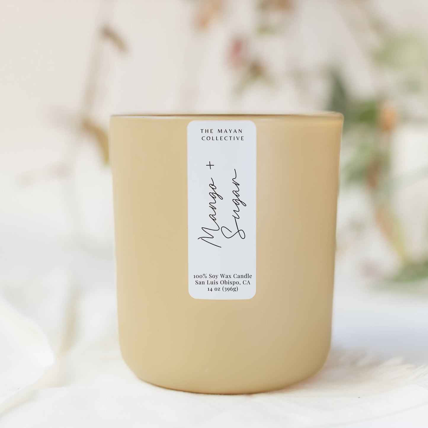 Mango + Sugar Soy Wax Candle