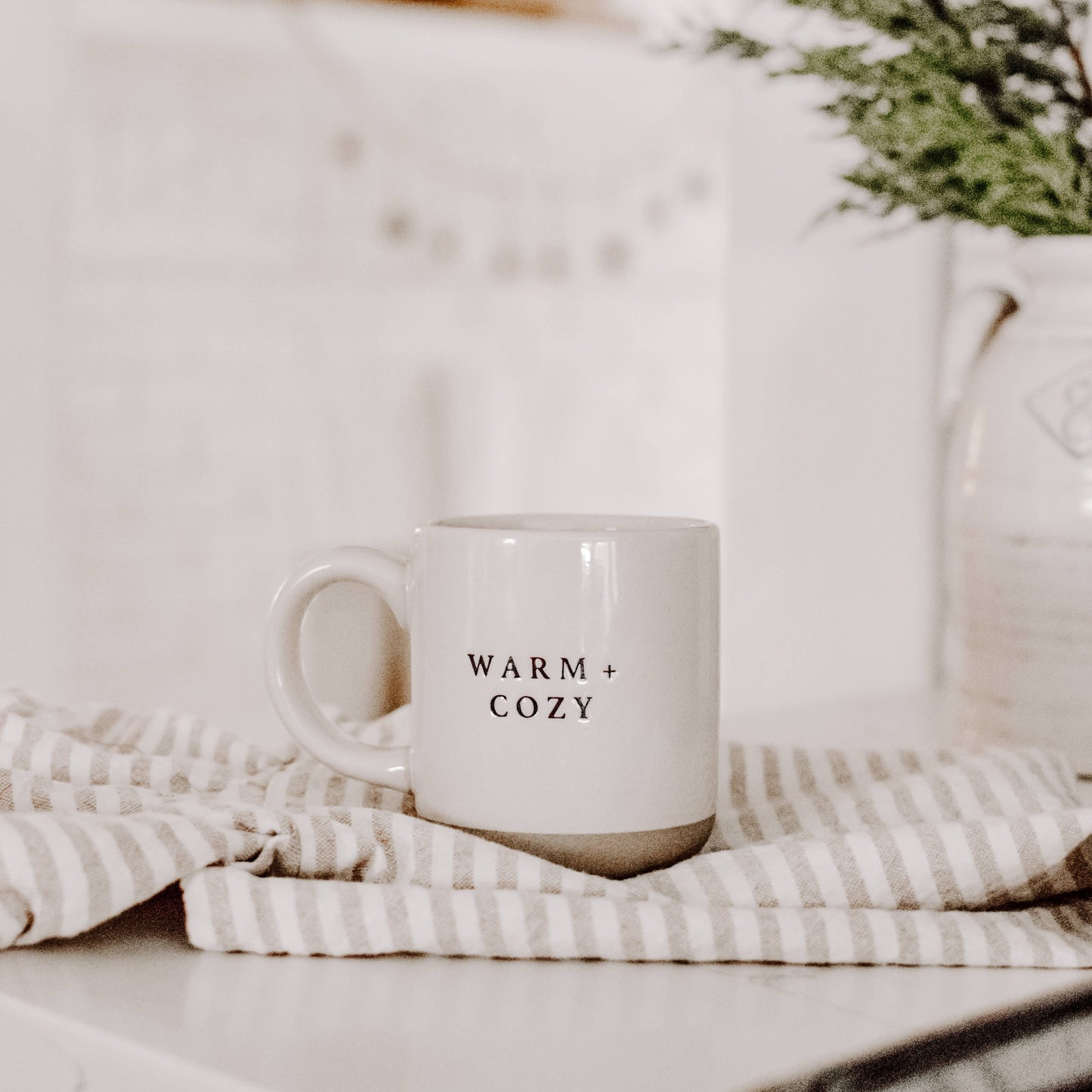 Mug: Warm & Cozy Stoneware Coffee Mug