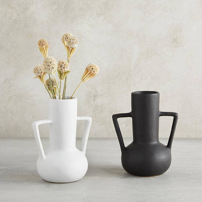 47th & Main (Creative Brands) - Matte Black Long Vase