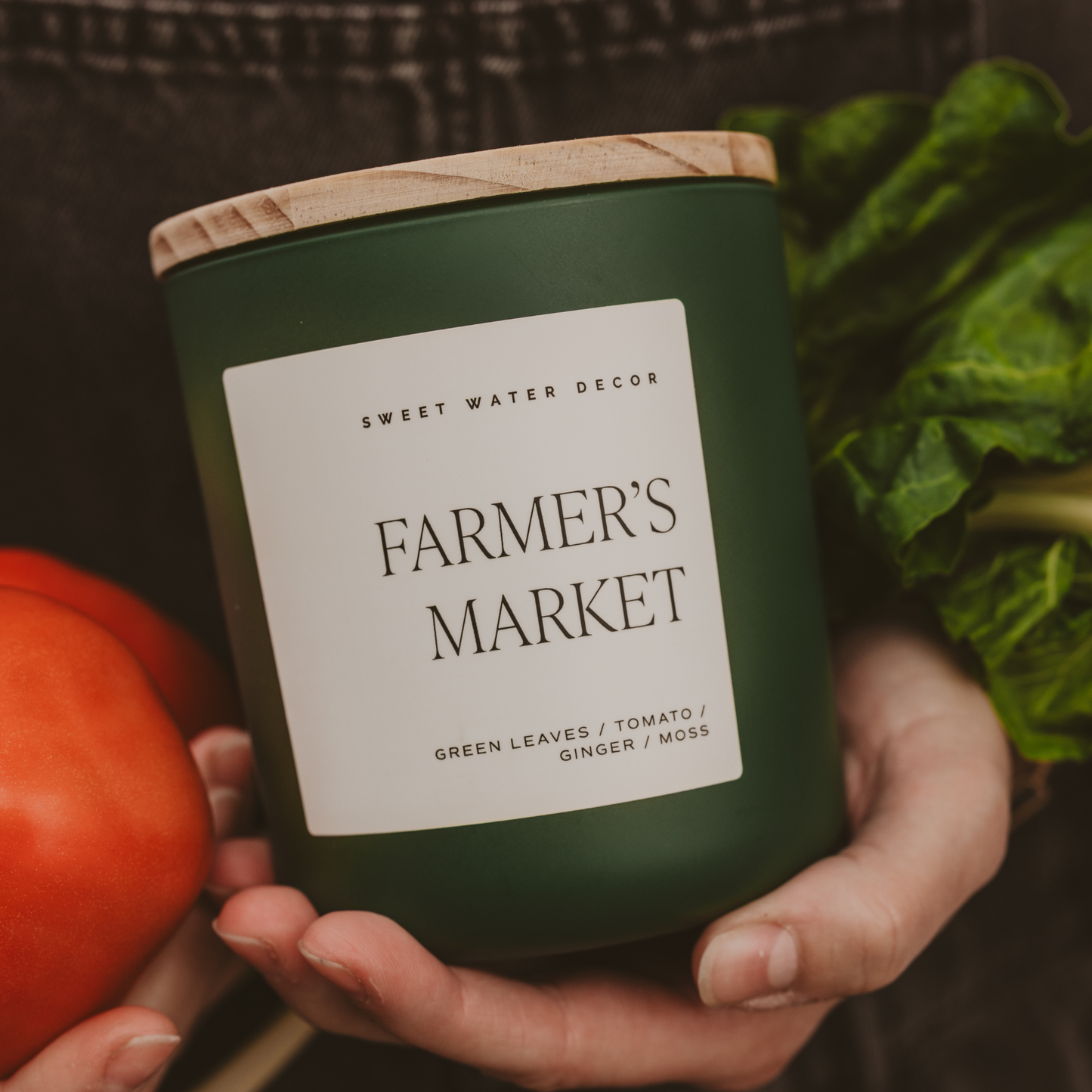 Candle: Farmer's Market 15 oz Soy Candle, Matte Jar