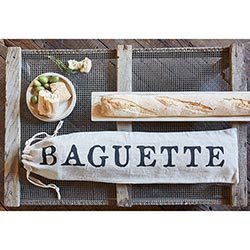 Drawstring Baguette Bag