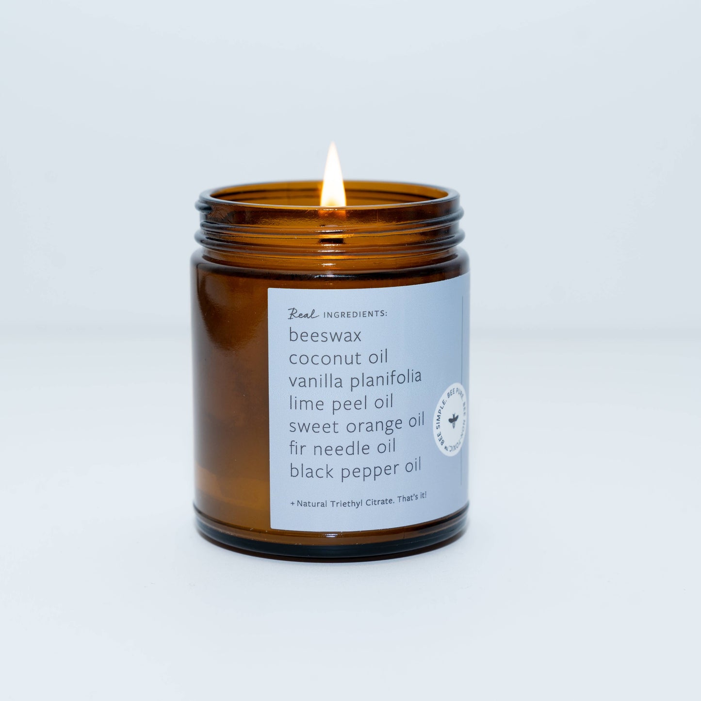 205 OFF Sea Salt Essential Oil Beeswax Jar Candle: 9oz