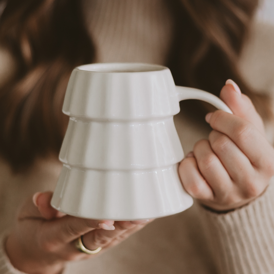 Mug: Cream Tree Coffee Mug