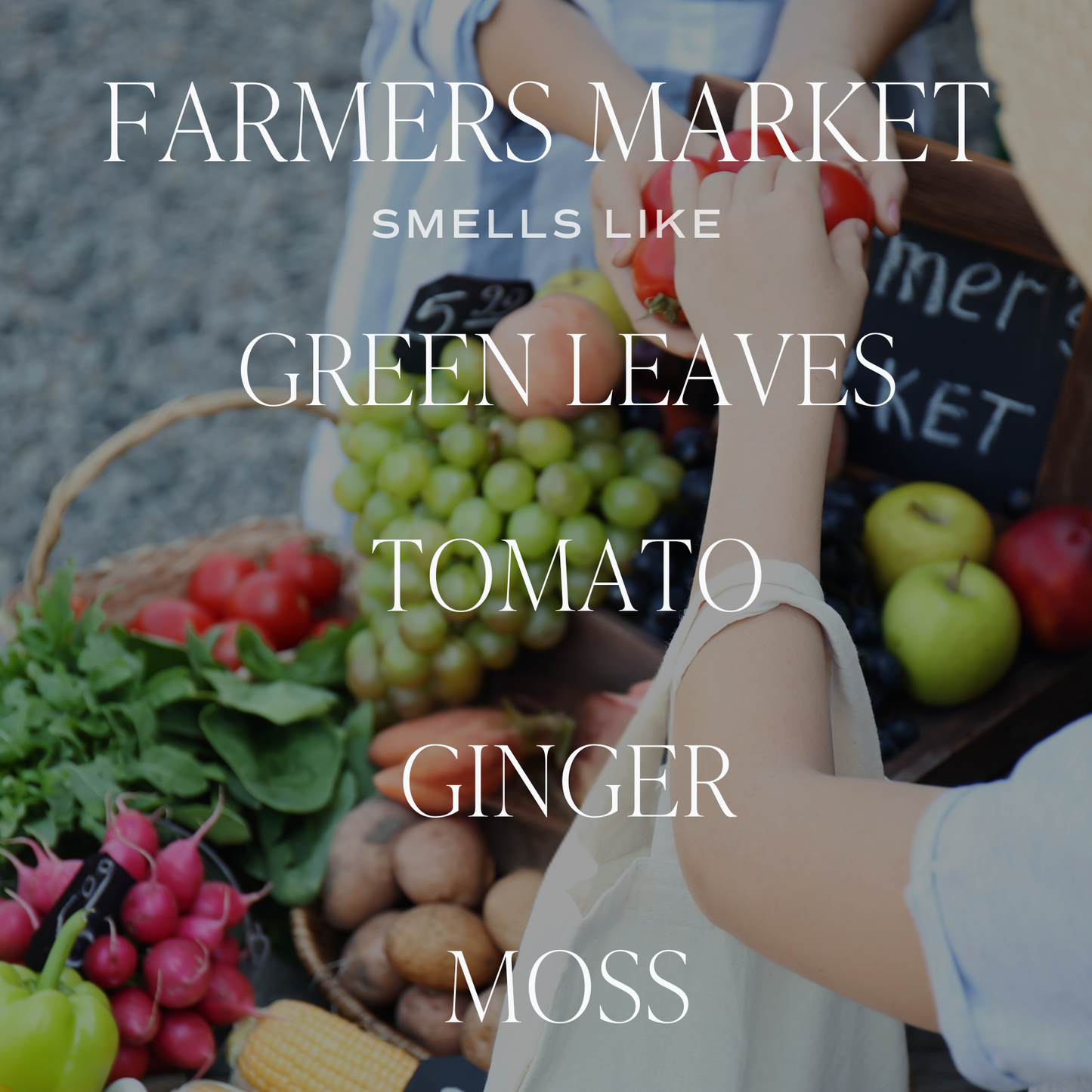 Candle: Farmer's Market 15 oz Soy Candle, Matte Jar