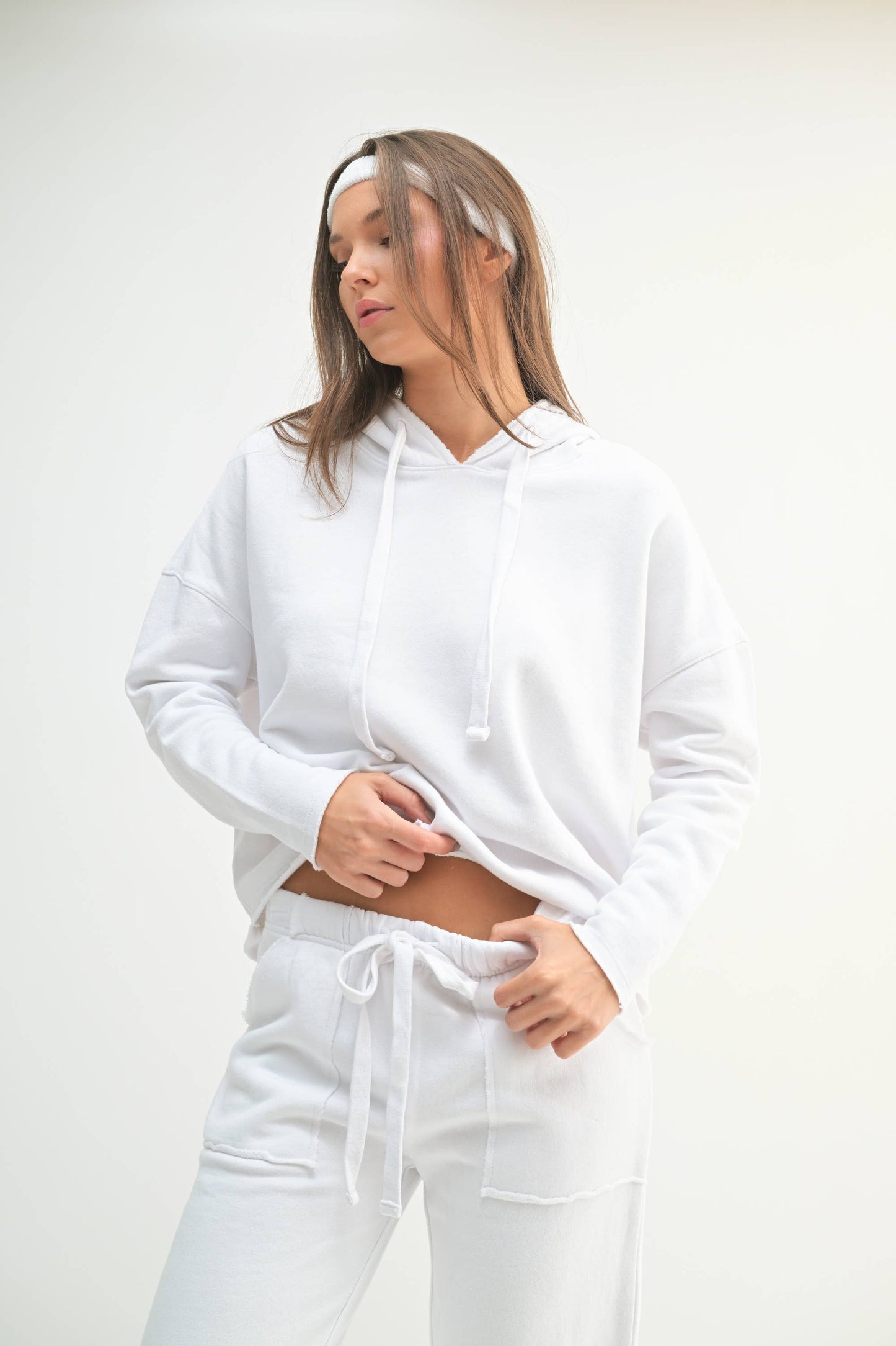 Malibu Everyday Hoodie: WHITE