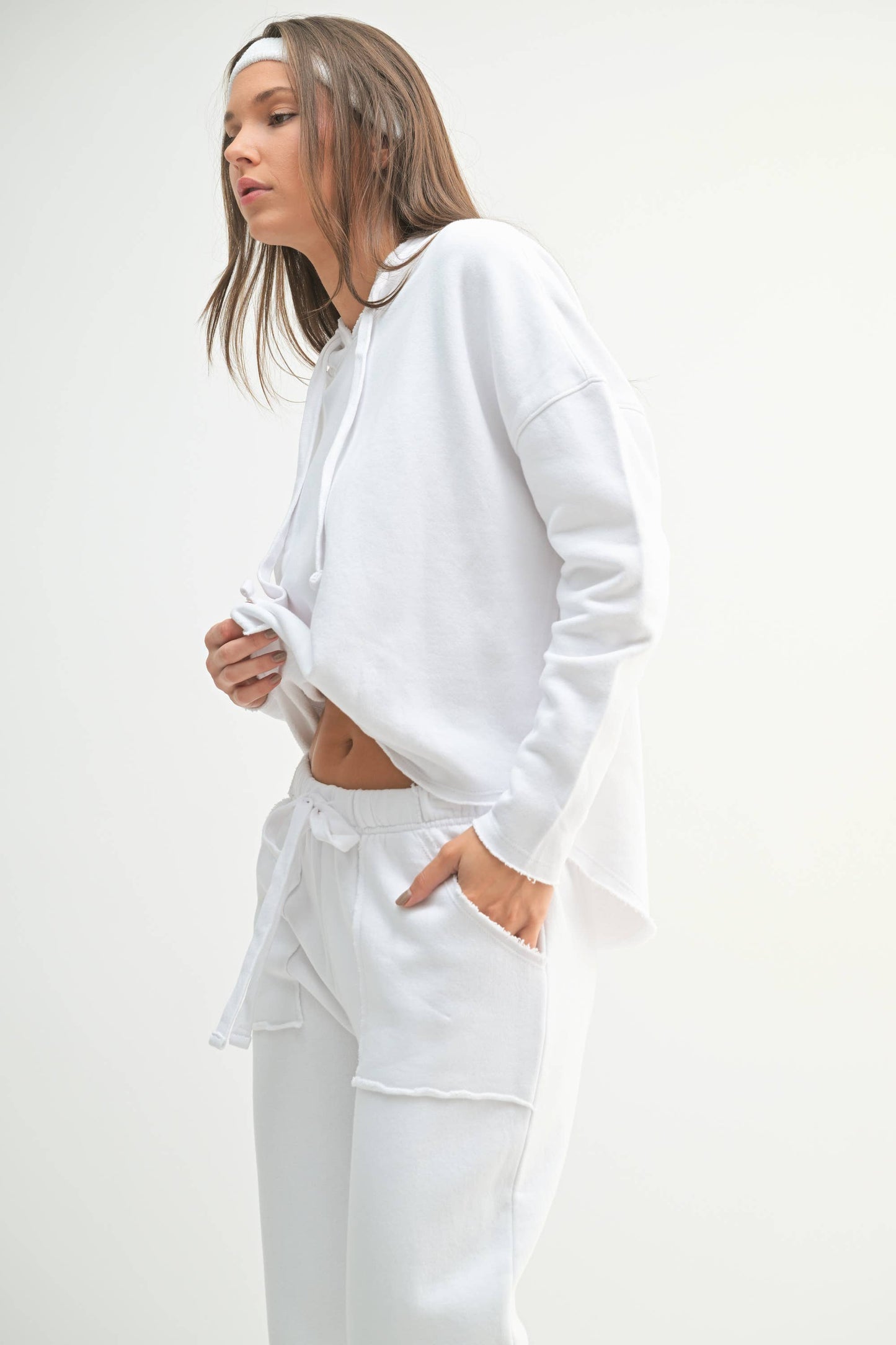 Malibu Everyday Hoodie: WHITE