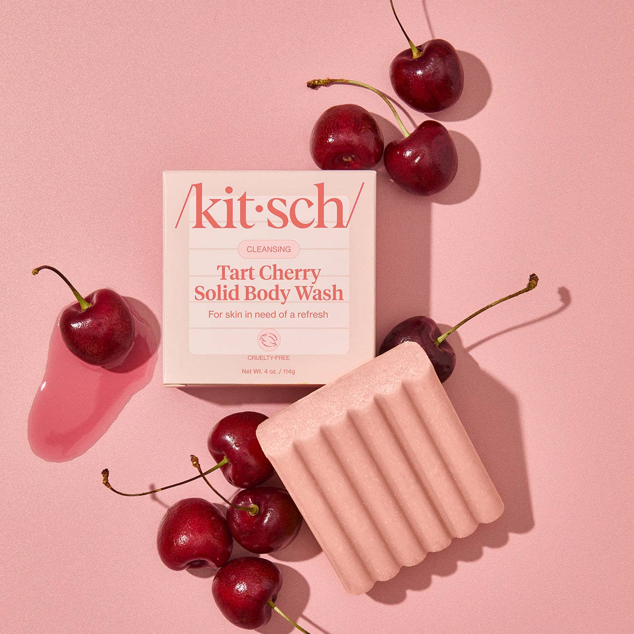 Tart Cherry Solid Body Wash