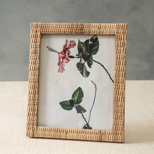 Large Rattan Photo Frame