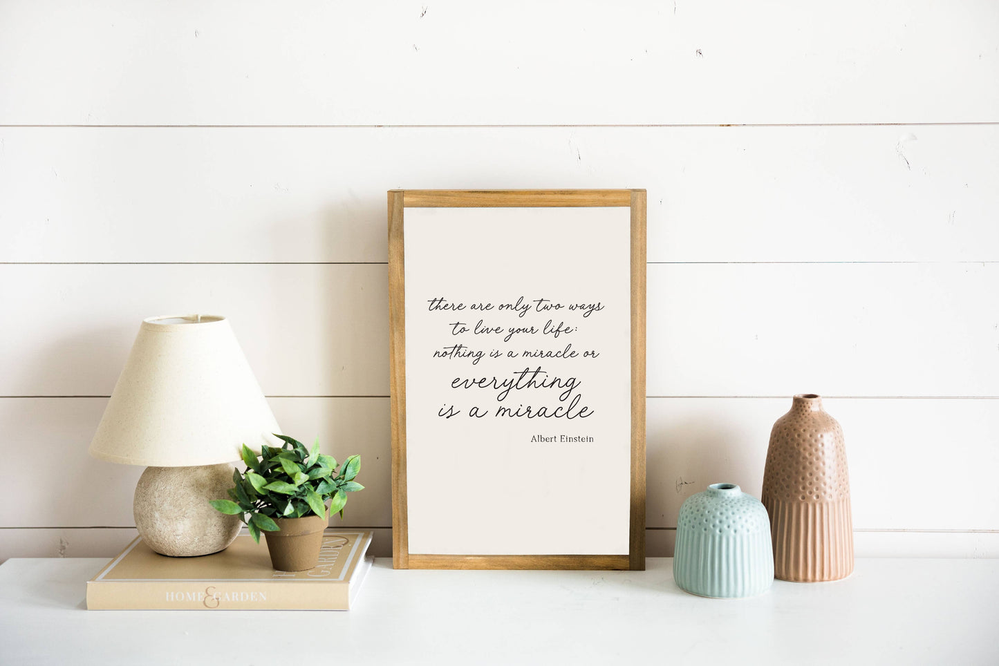 Everything is a Miracle | Fine Art: Light Brown / 8 inches x 12 inches
