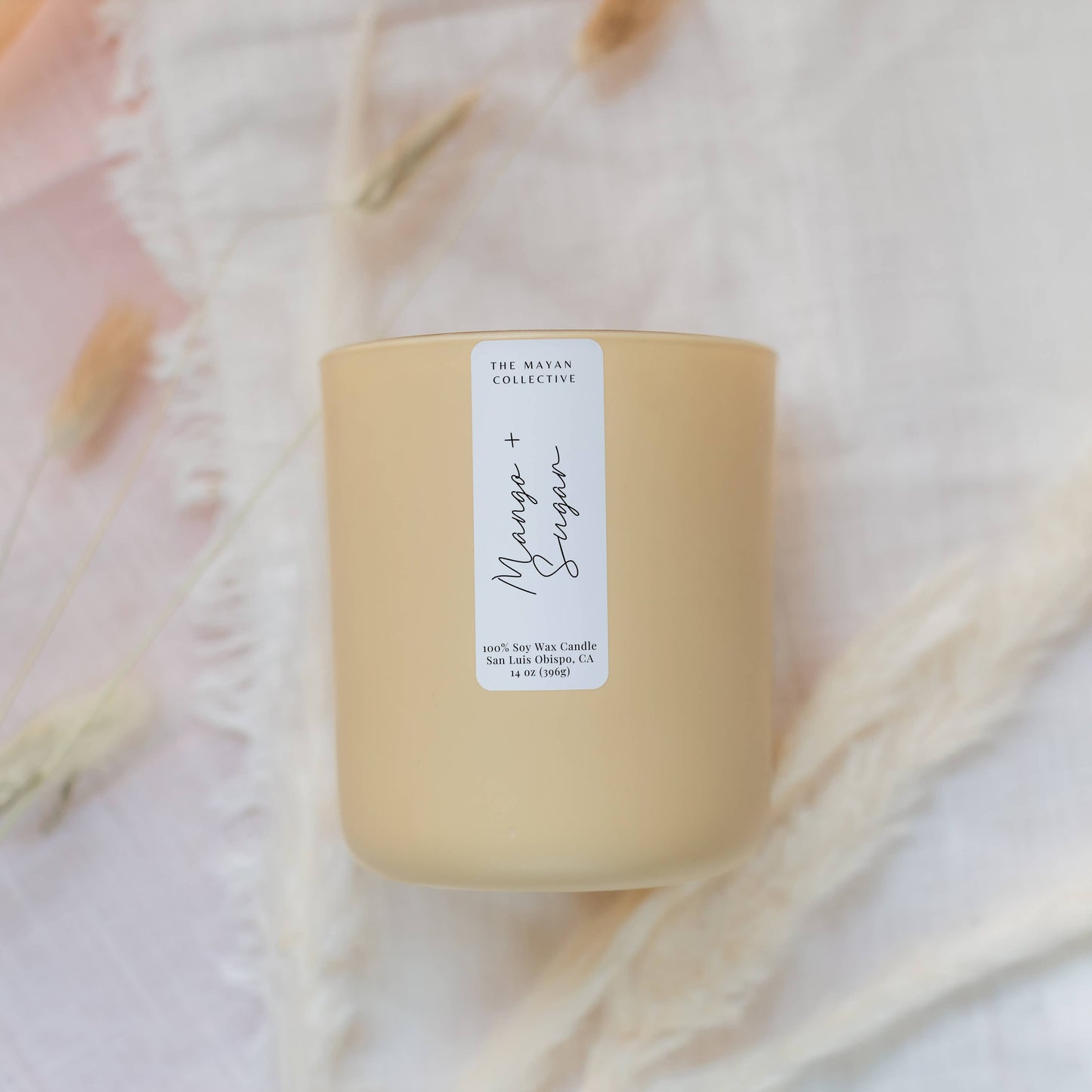Mango + Sugar Soy Wax Candle